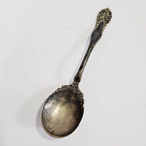 Antique W.R. Keystone Silver Plate Round Soup Spoon Leonora/Lenora Pattern 1905